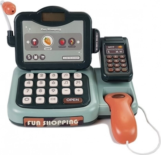 Prawdziwa zabawa w sklep ze skanerem i terminalem