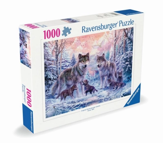 Układanka Arktyczne Wilki 1000 elementów Ravensburger