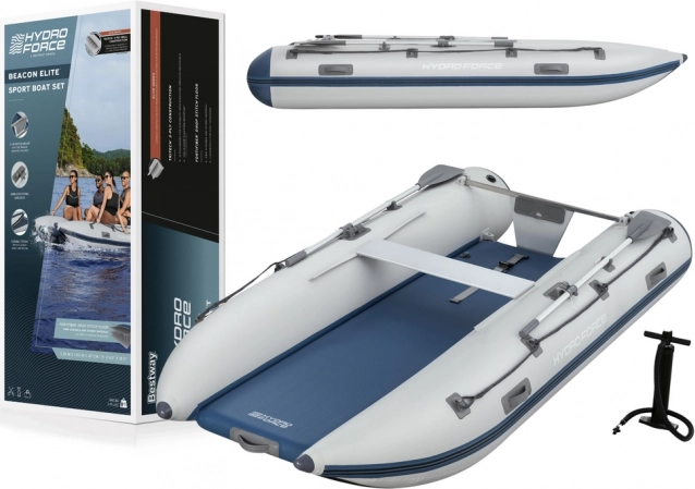 dmuchana łódź 335 × 167 × 47 cm BESTWAY HYDRO‑FORCE Elite dla 5 osób