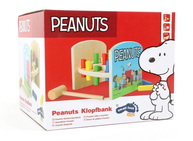 Mały Foot Drewniana zabawka Peanuts