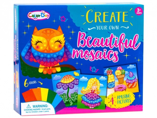 Kreatywna piankowa mozaika Sowa – A