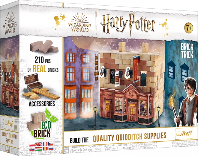 Trefl Brick Trick Harry Potter Budowa sklepu Pierwszorzędnych Potrzeb do Quidditcha
