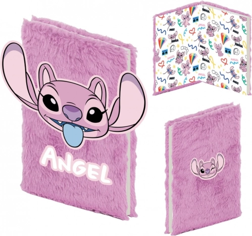 Pluszowy notes w kółkach Lilo & Stitch – Angel