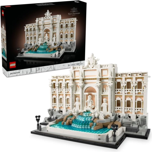 lego architecture fontanna di trevi zestaw konstrukcyjny dla dorosłych