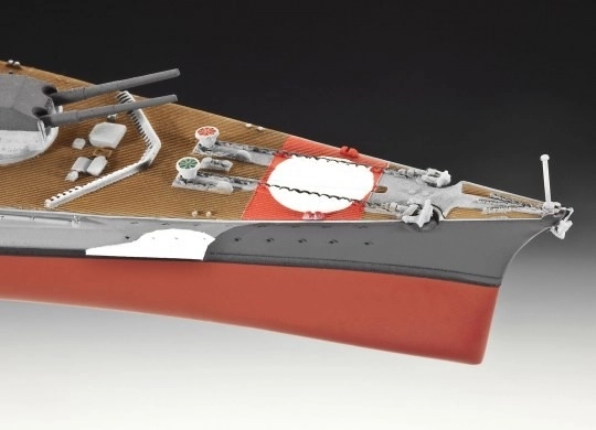 Plastikowy model okrętu wojennego Bismarck