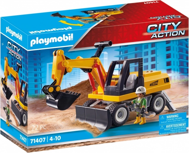 Klocki z figurkami City Action – koparka