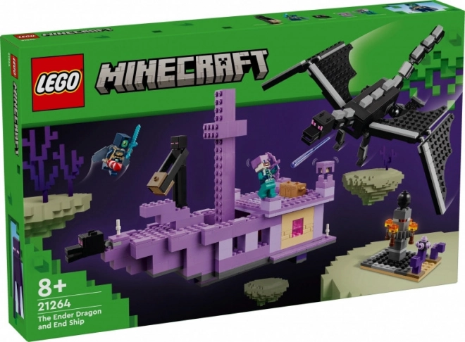 LEGO Minecraft 21264 Smok Endu i statek Endu