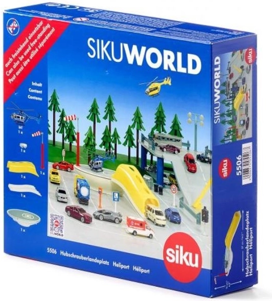 SIKU WORLD helikopter z lądowiskiem
