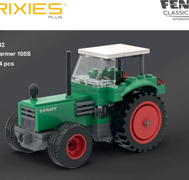 Stavebnica BRIXIES Plus Historyczny Traktor Fendt Farmer 105S