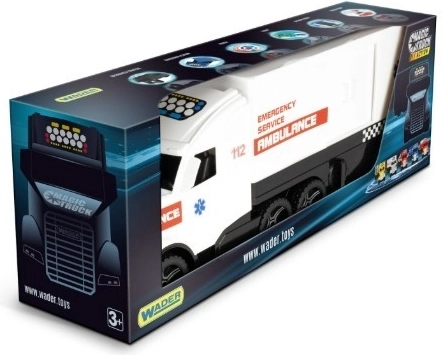 magiczny truck action ambulance – duży samochód ciężarowy dla dzieci