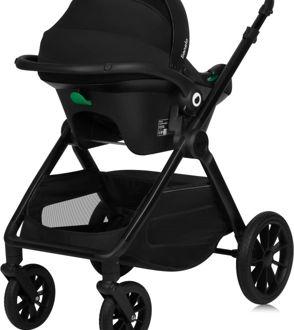 Lionelo wózek wielofunkcyjny Layla 3w1 czarny Onyx