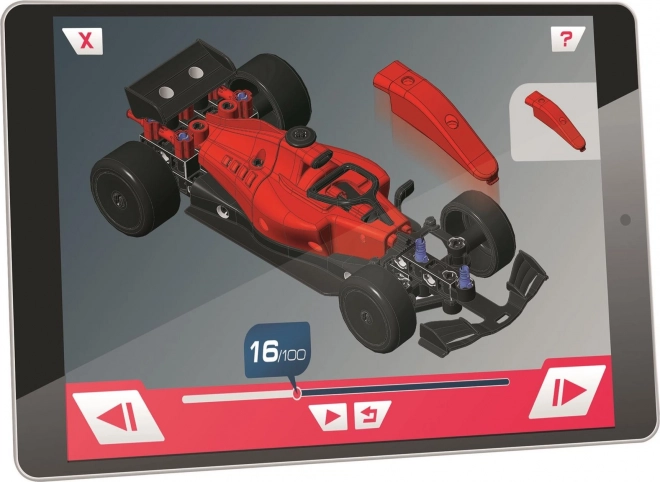 CLEMENTONI Science&Play Mechaniczna Laboratorium Formuła 1, 2w1