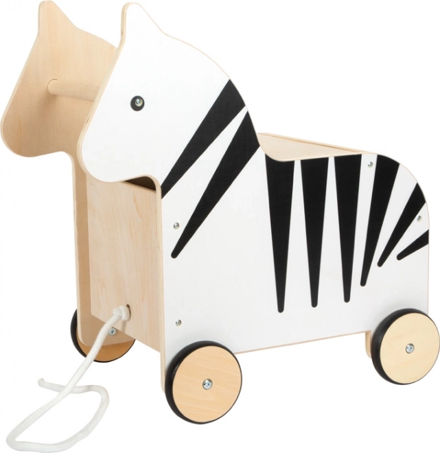 Mała stopa Pudełko na zabawki Zebra „Wildlife“
