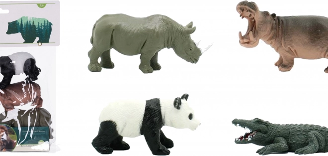 Zwierzątka figurki zestaw 4 szt. 12,5 cm