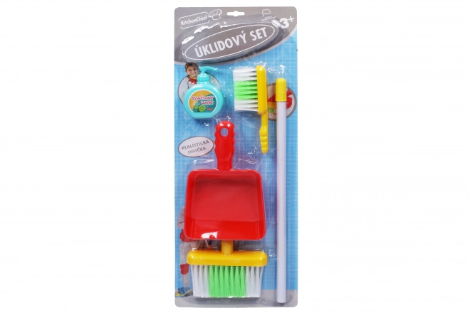 Zestaw do sprzątania z miotłą 51 cm