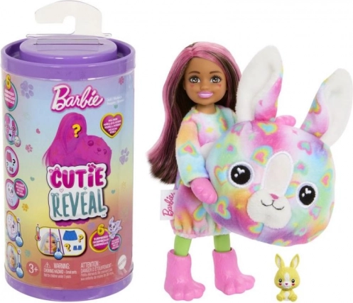 Barbie Cutie Reveal Chelsea Kolorowe sny – niespodzianka ze zwierzątkiem i zmieniającymi się kolorami