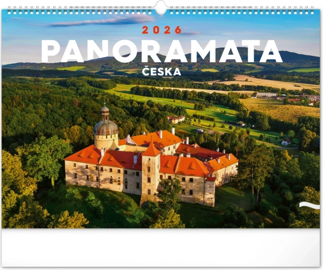 Kalendarz ścienny Panoramy Czech 2026