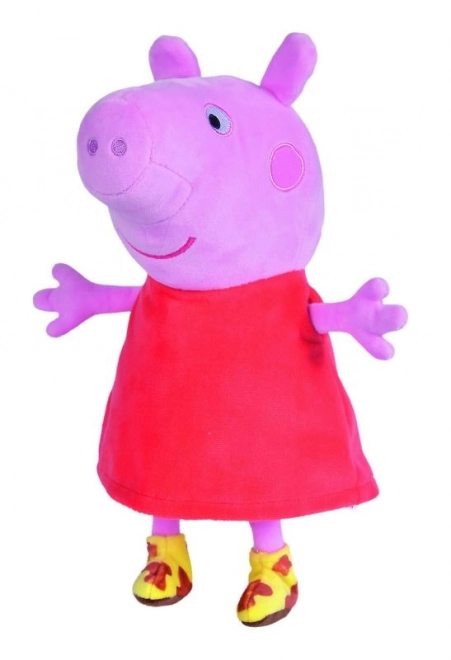 Pluszowe Świnka Peppa Pig z dźwiękiem, 22 cm