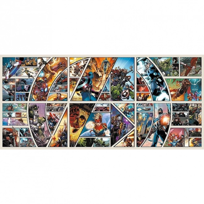 Puzzle 9000 elementów Marvel Przez Wszechświat Komiksowy