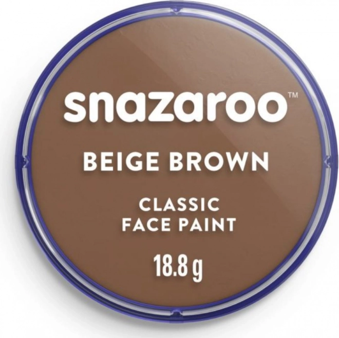 Snazaroo Farba na twarz Beżowo-Brązowa 18 ml