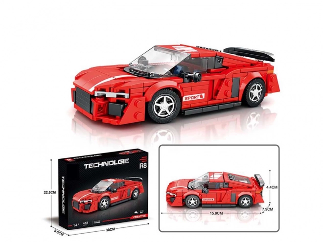 Zestaw do budowy Reobrix 681 Sportowe auto 413 elementów