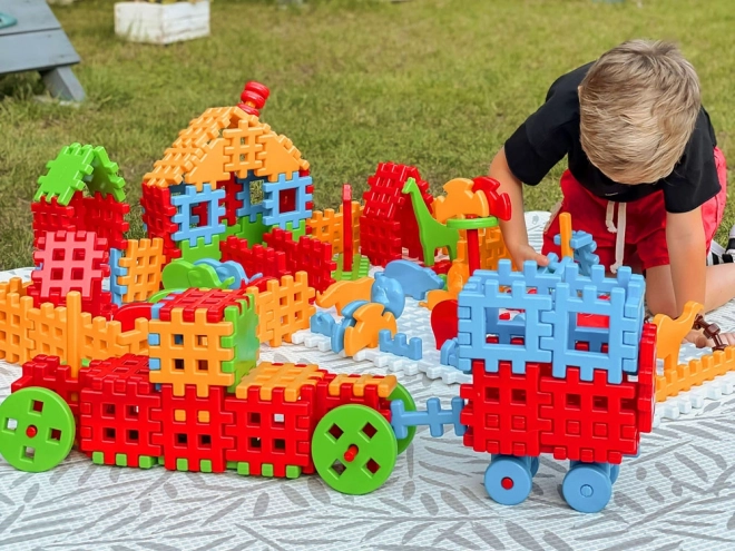 Klocki konstrukcyjne Marioinex Waffle 200 szt.