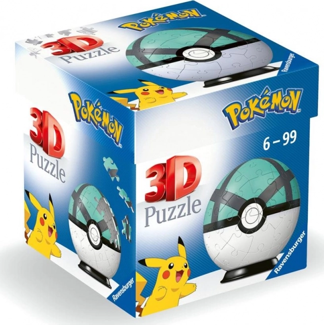 RAVENSBURGER 3D Puzzleball Pokémon: Net Ball 54 elementów