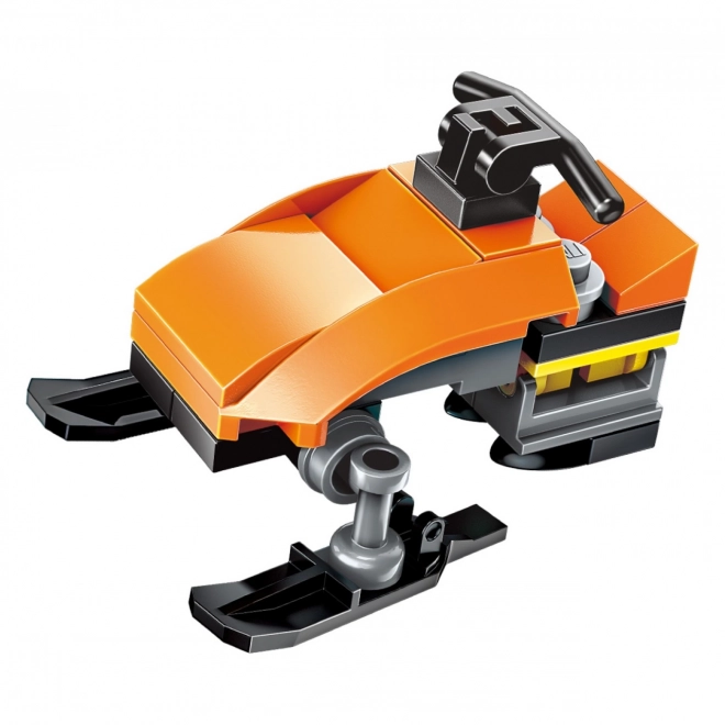 Qman Squros Extreme Changeable 2102-8 Śnieżny skuter Redfox 3w1