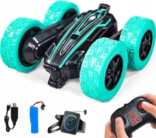 Kaskaderskie auto RC Twister ze sterowaniem gestami i pilotem