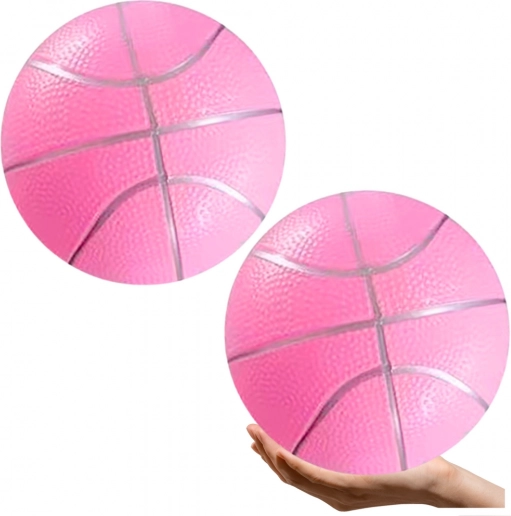 Pastelowy różowy plażowy gumowy piłka 20 cm