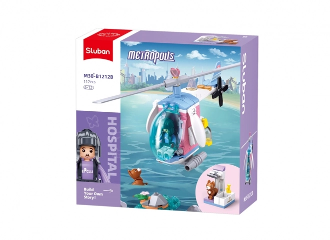 Sluban Metropolis M38-B1212B Ratunkowy helikopter dla zwierząt domowych