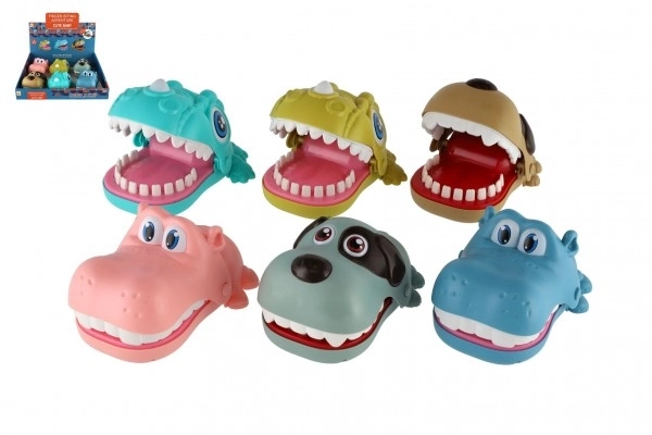 Gra zręcznościowa gryzienie palcy zwierzątko plastikowe 12x16cm różne rodzaje