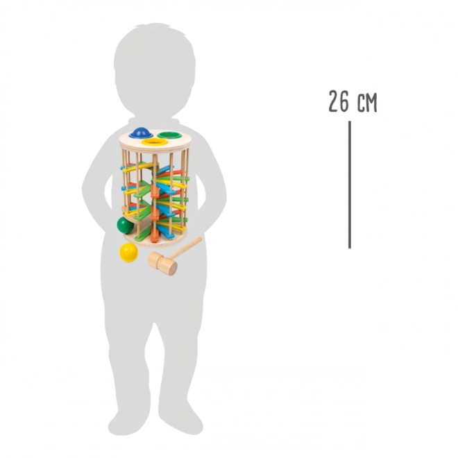 Small Foot Wieża do wbijania z kuleczkami duża