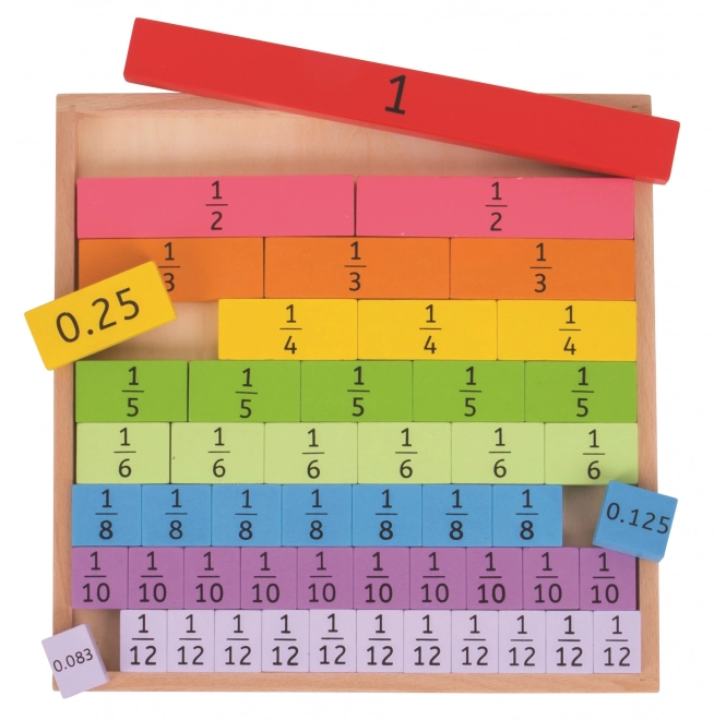 Bigjigs Toys Tablica Dydaktyczna Ułamki