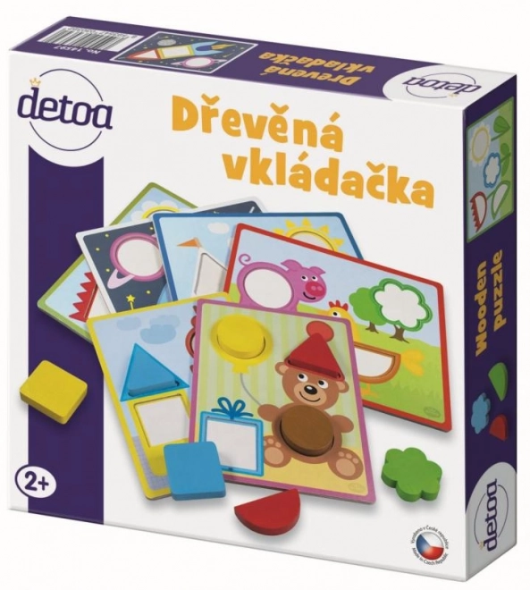Drewniana układanka Detoa