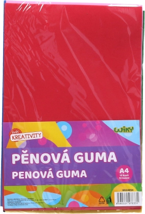 Guma piankowa A4 20x30 cm, zestaw 10 arkuszy