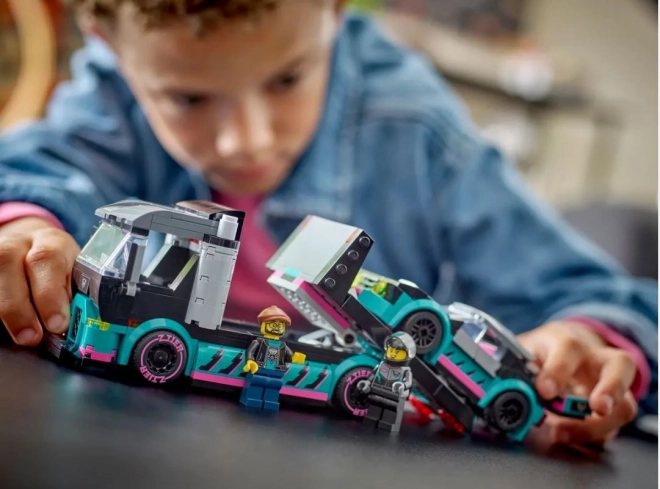 LEGO® City 60406 Ciężarówka z samochodem wyścigowym