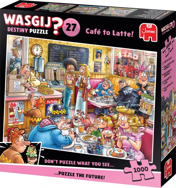 Puzzle Wasgij Destiny 27: Kawiarnia Latte 1000 elementów