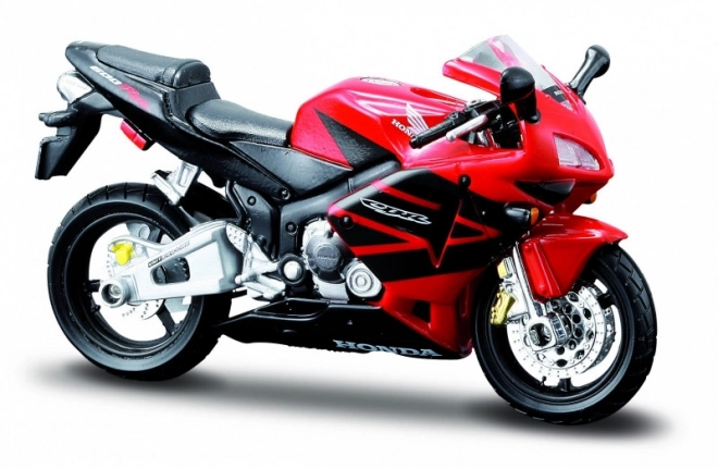 Metalowy model motocykla Honda CBR 600RR ze stojakiem 1/18