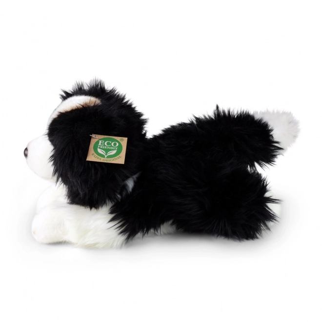 Pies pluszowy border collie leżący 30 cm ECO-FRIENDLY