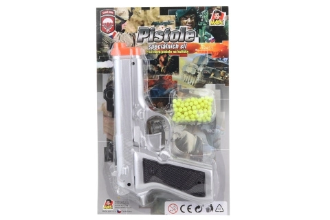 Pistolet na kulki na karcie 21 cm
