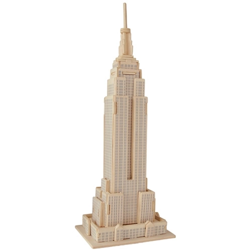 Drewniane 3D Puzzle Empire State Building