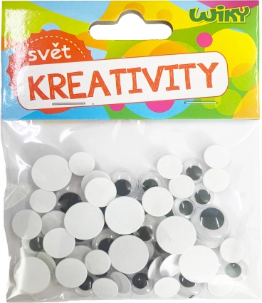 Ruchome oczy – mix rozmiarów, 60 szt.