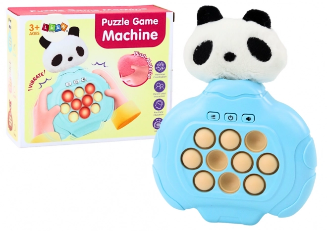 Pop-It Panda Pluszowa arkadowa konsola Wibracyjna sensoryczna gra