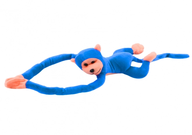 Maskot pluszowy Małpka z dźwiękiem Niebieska 60 cm