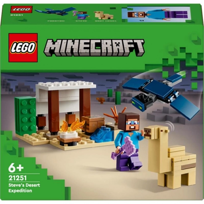 Minecraftowe Klocki 21251 Pustynna Wyprawa Steve'a