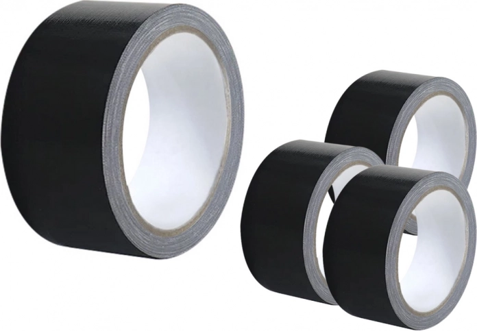 Tekstyln taśma klejąca czarna 48 mm × 50 m – uniwersalna i wyjątkowo wytrzymała