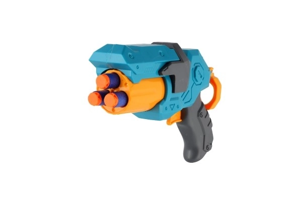Pistolet plastikowy na naboje piankowe + 3 naboje
