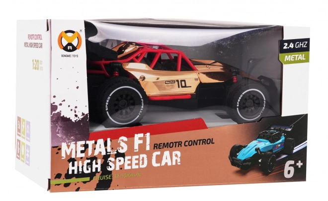 RACING 01 Złote R/C metalowe auto
