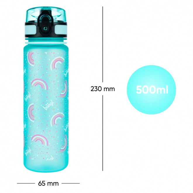 BAAGL Butelka tritanowa na picie Tęcza, 500 ml